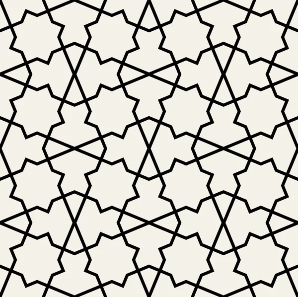 Arabische nahtlose Ornamente. Abstrakter Hintergrund. — Stockvektor