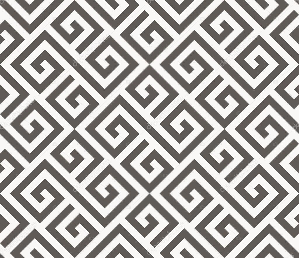 Vector seamless pattern. Modern geometric texture. Opt Art