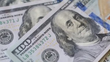 Dönüşümlü Amerikan doları banknotları - yakın görünüm