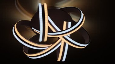 Modern bir avizenin farklı ışık kipleri