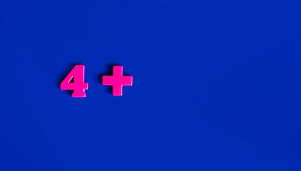 Numbers Blue Background — Stock Photo, Image