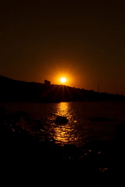 Sonnenaufgang am Meer — Stockfoto