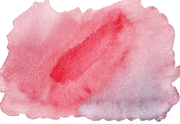 Abstract hand drawn watercolor background. Red watercolored background. — Stock Photo, Image