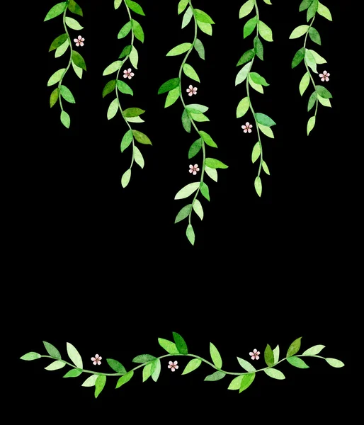 Wavy green branches — Stock Photo © Nattle 53182715