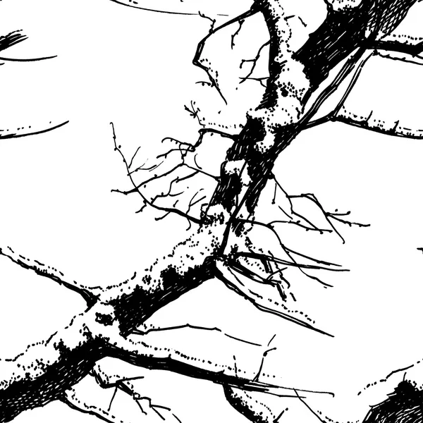 Arbre d'hiver — Image vectorielle