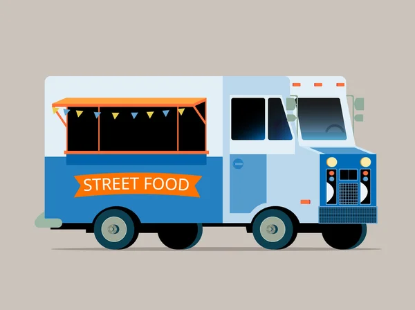 Illustration von Food Truck — Stockvektor