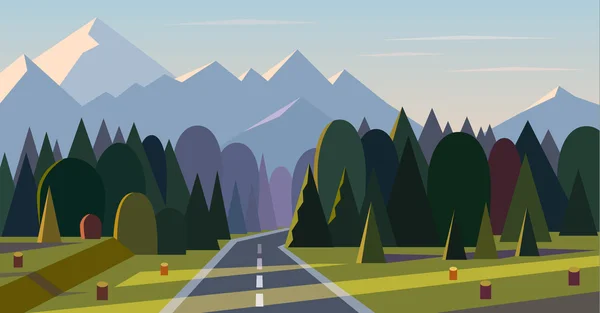 Vector paisagem fundo . — Vetor de Stock