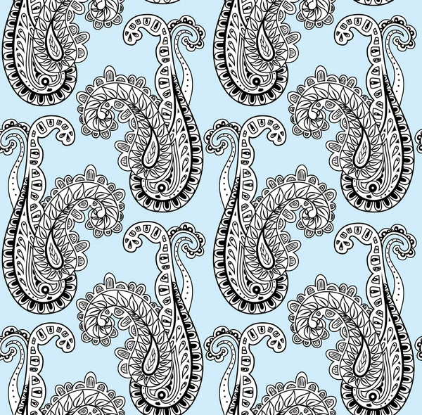 Paisley seamless pattern — Stock Vector