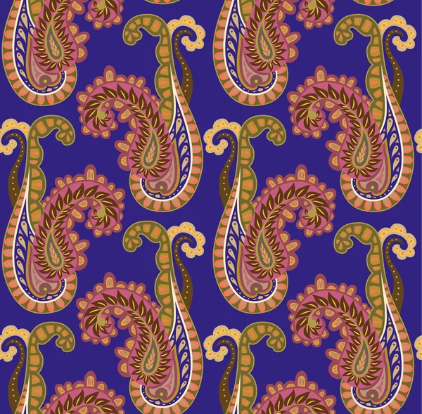 Paisley seamless pattern — Stock Vector