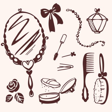 Güzellik için ayarla Aksesuar