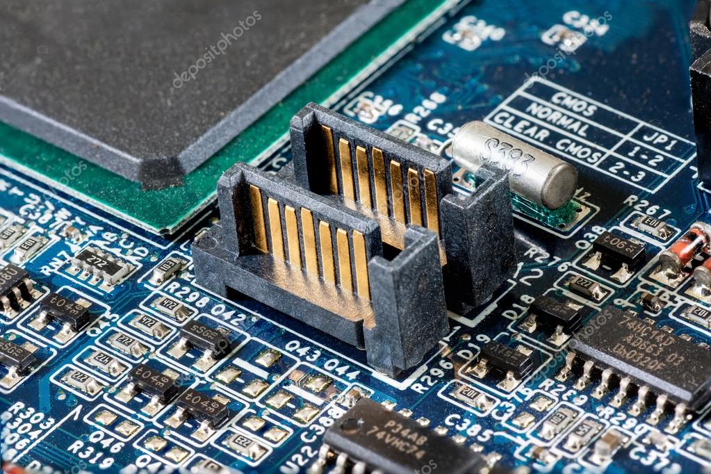 Resultado de imagen de placa base conector sata