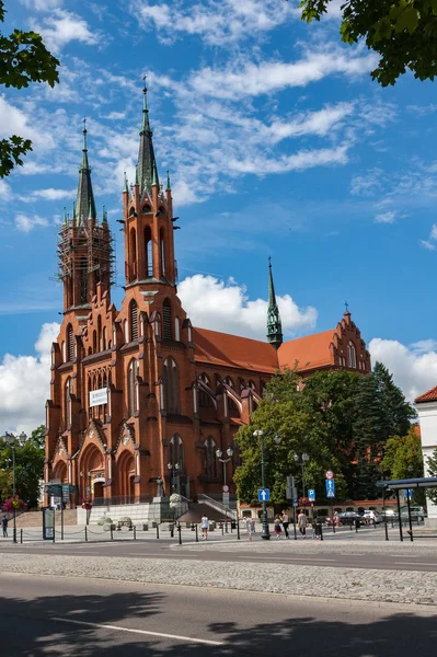 Białystok, Polska, zm. 16 lipca 2016: Zabytkowa katedra — Zdjęcie stockowe