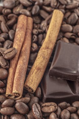 kahve ve vanilya arka plan