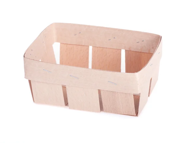 High wooden box — Stock Photo, Image