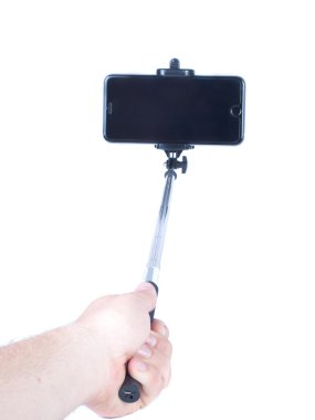 Monopod elinde
