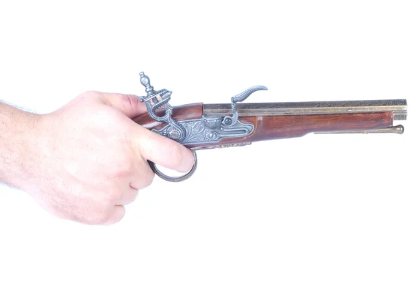 Древний пистолет — стоковое фото