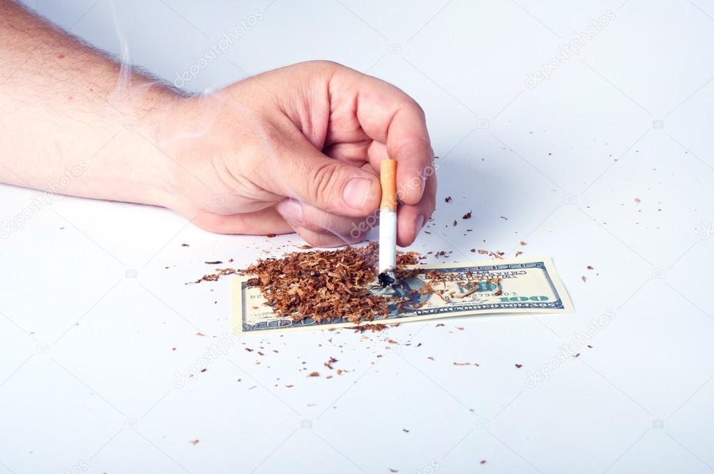 Tobacco nicotine is money down the drain