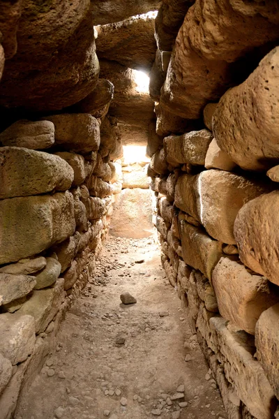 Sardinia.Interior de la tumba del gigante Imagen De Stock