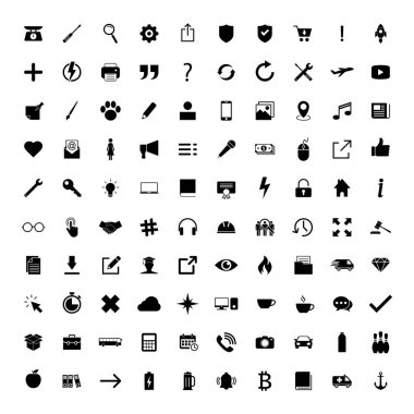 Web simgesi seti. Simge setiyle bağlantı kurun. İş, dış ticaret, finans, muhasebe