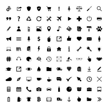 Web simgesi seti. Simge setiyle bağlantı kurun. İş, dış ticaret, finans, muhasebe.