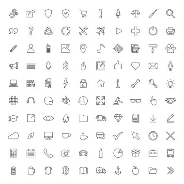 Web simgesi seti. Simge setiyle bağlantı kurun. İş, dış ticaret, finans, muhasebe.