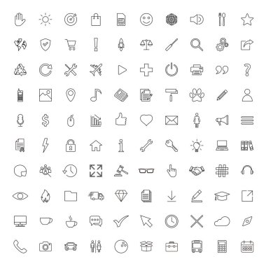 Web simgesi seti. Simge setiyle bağlantı kurun. İş, dış ticaret, finans, muhasebe.