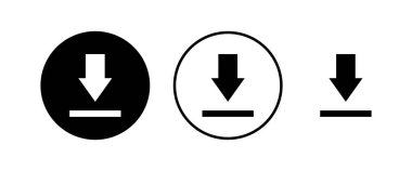 Simgeler indiriliyor. Vektör simgesi indiriliyor