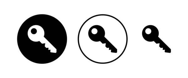 Ikony Klíčů Nastaveny Ikona Vektoru Klíče Symbol Klíče — Stockový vektor