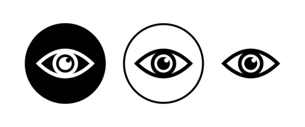 Eye Icons Set Look Vision Icon Eye Vector Icon — Stock Vector