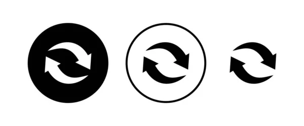 Symbole Aktualisieren Symbolvektor Neu Laden Aktualisieren Sie Das Symbol Symbol — Stockvektor