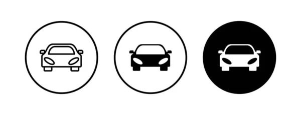 Auto Pictogrammen Ingesteld Autopictogram Vector — Stockvector