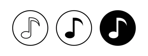 音乐图标集 音乐矢量图标 音频符号 — 图库矢量图片