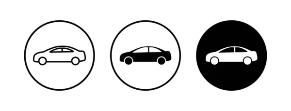 Auto Ikonen Gesetzt Auto Symbolvektor — Stockvektor