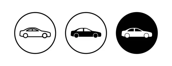 Conjunto Iconos Del Coche Coche Icono Vector — Archivo Imágenes Vectoriales