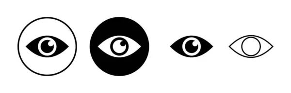 Eye Icons Set Look Vision Icon Eye Vector Icon — Stock Vector