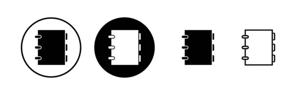 Archiver Les Dossiers Icônes Définies Reliures Icône Vectorielle — Image vectorielle