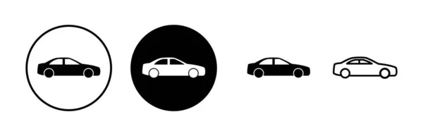 Conjunto Iconos Del Coche Coche Icono Vector — Vector de stock