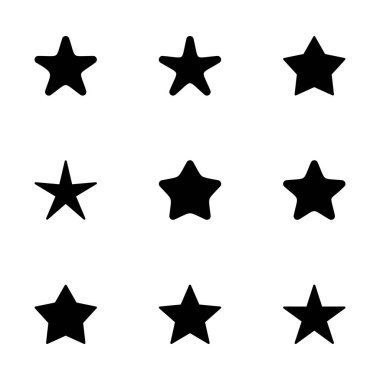 Yıldız Simgesi vektörü beyaz arkaplanda izole edildi. Yıldız vektör simgesi. Beğeni sembolü