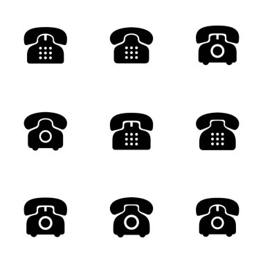 Telefon simgesi vektörü beyaz arkaplanda izole edildi. Telefon simgesi vektörü. Simge vektörünü ara.