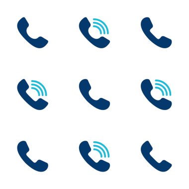 Beyaz arkaplanda ikon vektörü izole edildi. Telefon simgesi vektörü. Cep telefonu. telefon simgesi