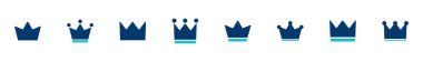 Crown Icon vektörü beyaz arkaplanda izole edildi. Taç sembolü. Crown vektör simgesi