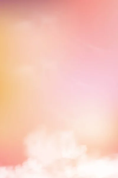 Восход Солнца Утром Оранжевым Желтым Розовым Небом Вертикальный Драматический Сумерки — стоковый вектор