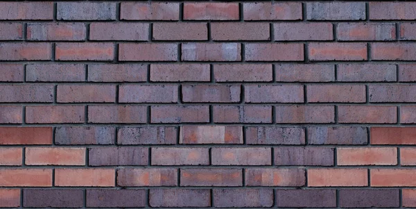 Cihlová Zeď Červená Purpurová Grunge Cihla Pozadí Horizontální Pozadí Abstrakt — Stock fotografie