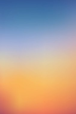 Orange, Yellow, Pembe, mavi gökyüzü, Sunset ile dikey dramatik alacakaranlık manzarası, Vector örgü örgü gökyüzü gündoğumu ya da güneş ışığı bayrağı akşam dört mevsim arkaplan, Vector örgü örgü gökyüzü güneşli bayrak