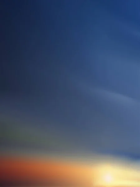 オレンジ ピンクと青の空の背景 夜の日没と垂直劇的な夕暮れの風景 ベクトルメッシュ水平線4シーズンの背景の日の出や太陽の空のバナー — ストックベクタ