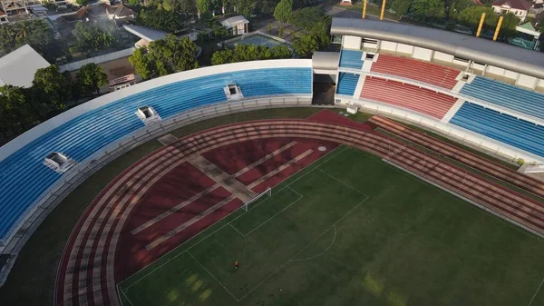 Vedere Aeriană Locuri Stadionul Mandala Krida Yogyakarta Indonezia Aprilie 2021 — Fotografie, imagine de stoc