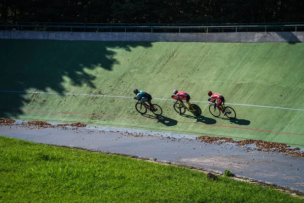 Indonesische Paracycling Atleten Trainen Zich Voor Bereiden Volgende Race Het — Stockfoto