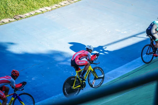 Indonesische Paracycling Atleten Trainen Zich Voor Bereiden Volgende Race Het — Stockfoto