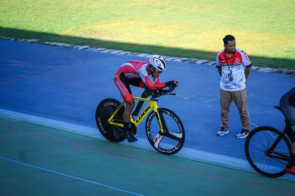 Indonesische Paracycling Atleten Trainen Zich Voor Bereiden Volgende Race Het — Stockfoto