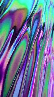 Moda tasarım arka plan döngü animasyonu. Yanardöner efekt 4k video.